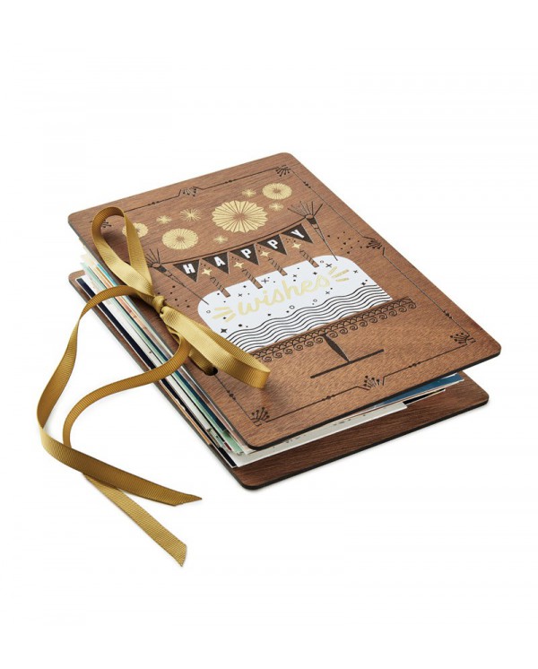wooden cover diary